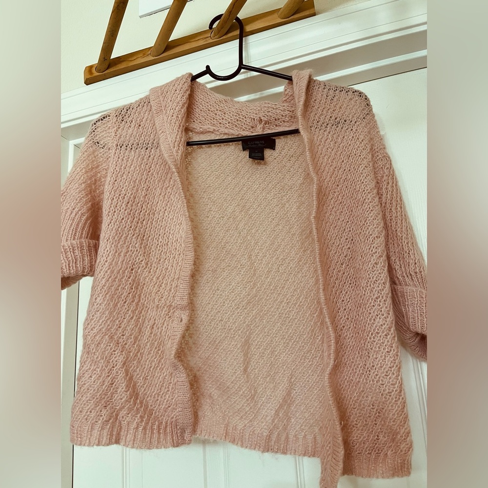 Express Soft Pink Cardigan